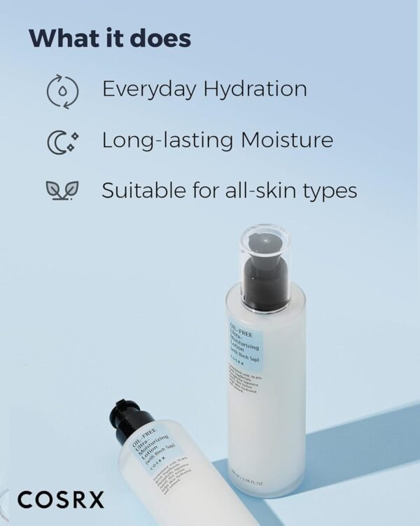 Loção Facial - Oil Free Ultra Moisturizing Lotion With Birch Sap, Cosrx - Imagem 4