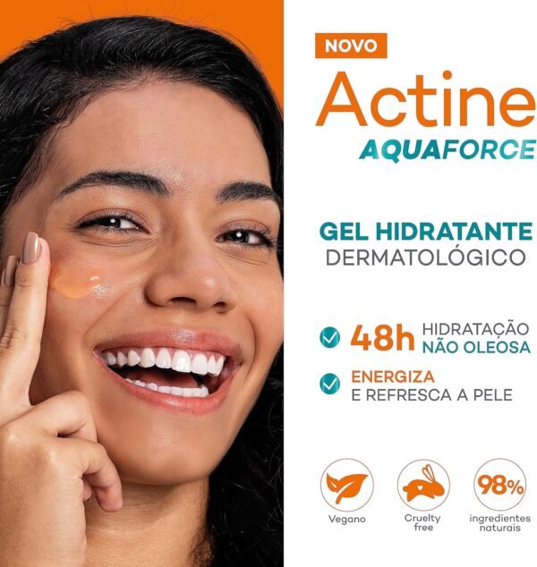 Darrow Actine Aquaforce Gel Hidratante Dermatológico - - Imagem 4