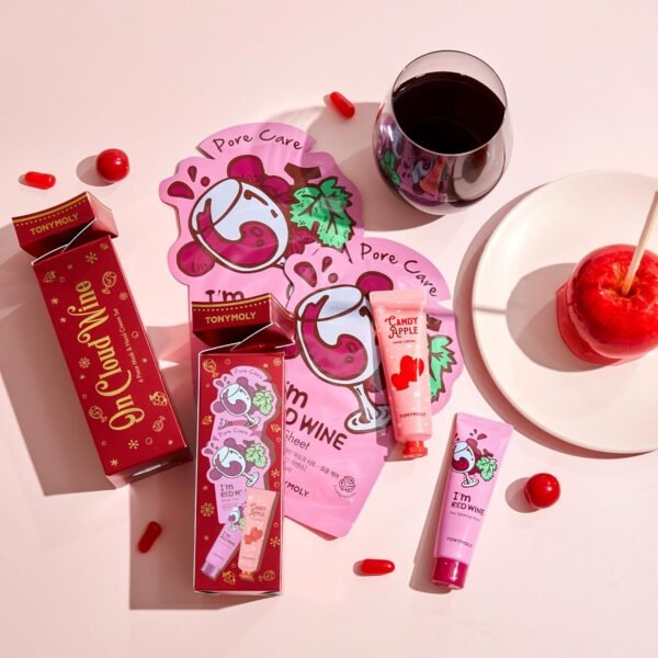 TONYMOLY On Cloud Wine Conjunto de cuidados com a pele vinho tinto - Imagem 4
