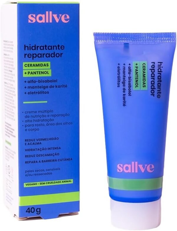 Sallve Hidratante Reparador 40G - Ceramidas Pantenol - Imagem 2