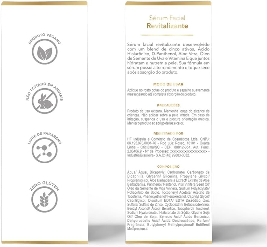 Kit 2 Unidades Sérum Facial Hidratante Revitalizante Rejuvenescedor Beauté Éternelle 30ml com Ácido Hialurônico (Aloe Vera, Óleo de Semente de Uva, D-panthenol e Vitamina E) 3 Kit 2 Unidades Sérum Facial Hidratante Revitalizante Rejuvenescedor Beauté Éternelle 30ml com Ácido Hialurônico (Aloe Vera, Óleo de Semente de Uva, D-panthenol e Vitamina E) - Imagem 3