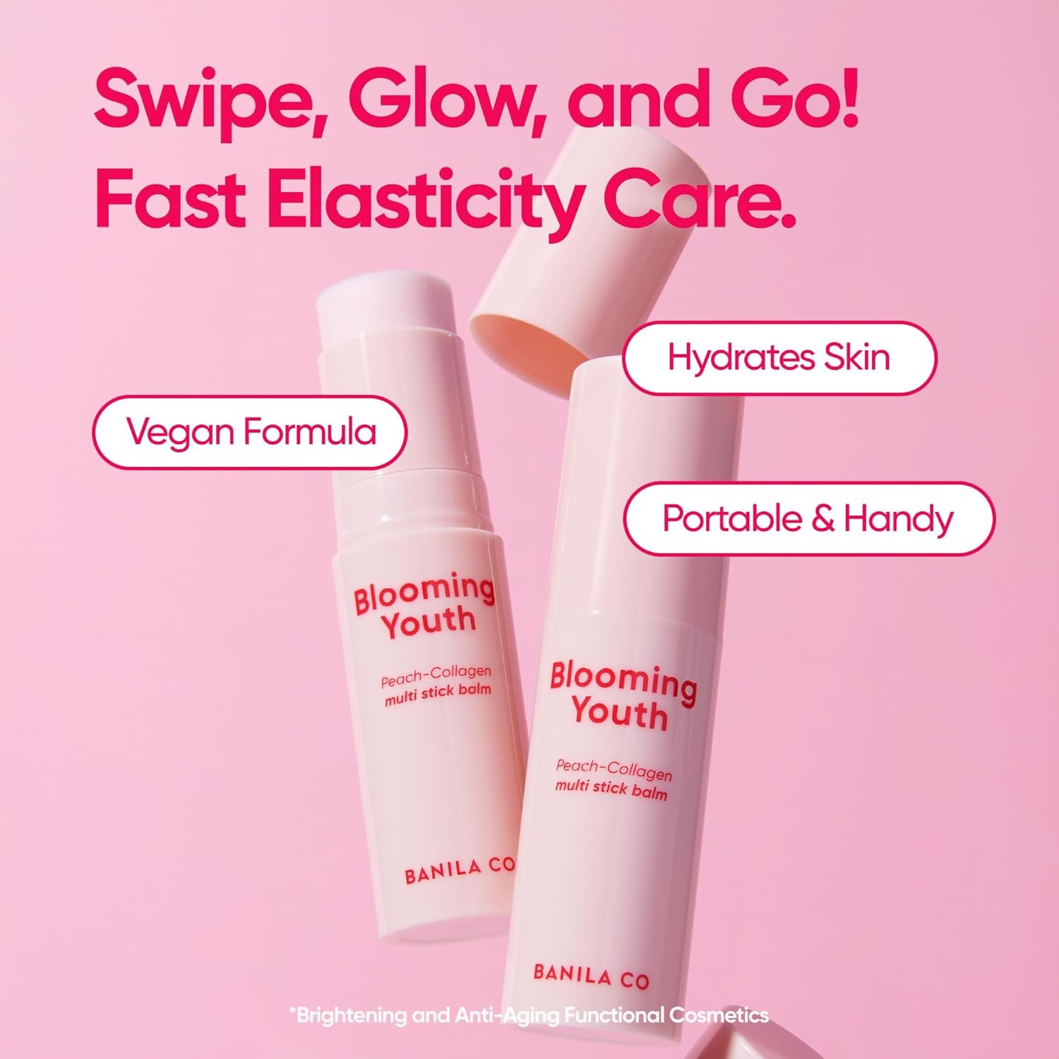 Banila Co Blooming Youth Peach-Collagen Multi Stick Balm 10,5g 2 Banila Co Blooming Youth Peach-Collagen Multi Stick Balm 10,5g - Imagem 2