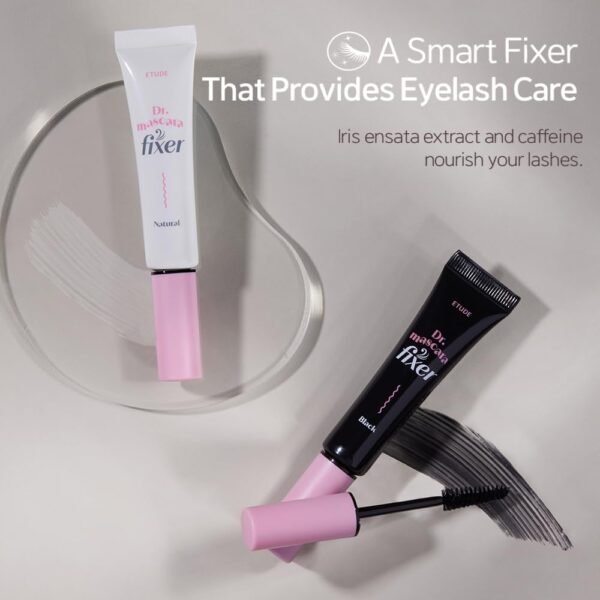 ETUDE Dr. Mascara Fixer #02 Preto, Fixador De Rímel De Longa Duração E À Prova De Manchas Com Efeito De Cuidado, Primer Para Cílios, Maquiagem Coreana, Kbeuaty, Perfeito Para Presente - Imagem 8