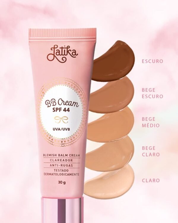 Latika Bb Cream Latika Fps 44 Clareador Bege Claro N10 - Imagem 4