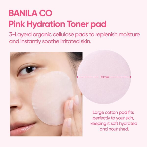 Banila Co - Clean it Zero Pink Hydration Toner Pads (70 Lenços) - Imagem 4