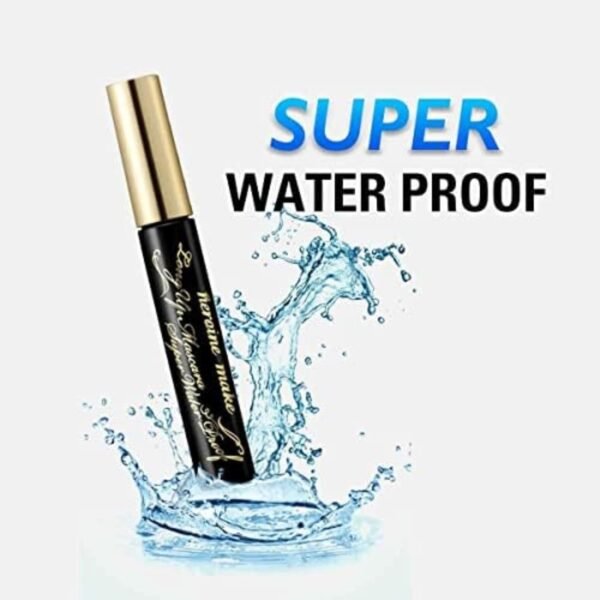 Heroine Make HEROINE MAKE by KISSME Long & Curl Up Waterproof Mascara Black, Lengthening & Volume Fiber Tubing Mascara Makeup, WP 01 - Imagem 3
