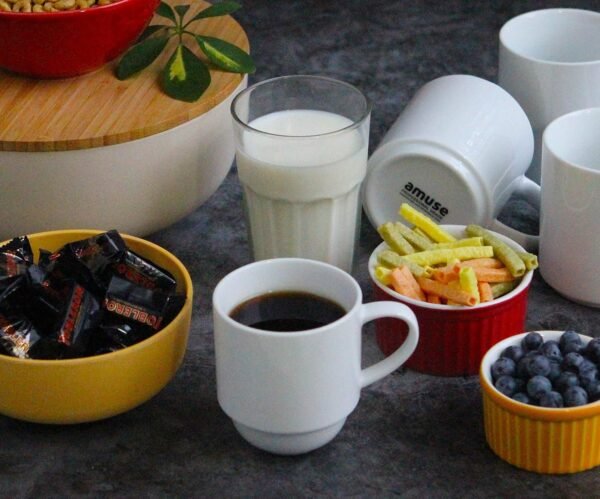 Amuse- Professional Barista Caneca clássica empilhável - Conjunto de 6 (295 g) - Imagem 4