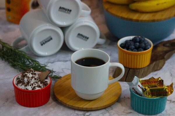 Amuse- Professional Barista Caneca clássica empilhável - Conjunto de 6 (295 g) - Imagem 5
