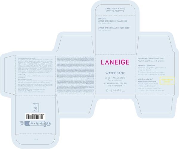 LANEIGE Water Bank Blue Hyaluronic Gel Moisturizer: Hydrate and Visibly Soothe, 1.6 fl. oz. - Imagem 13