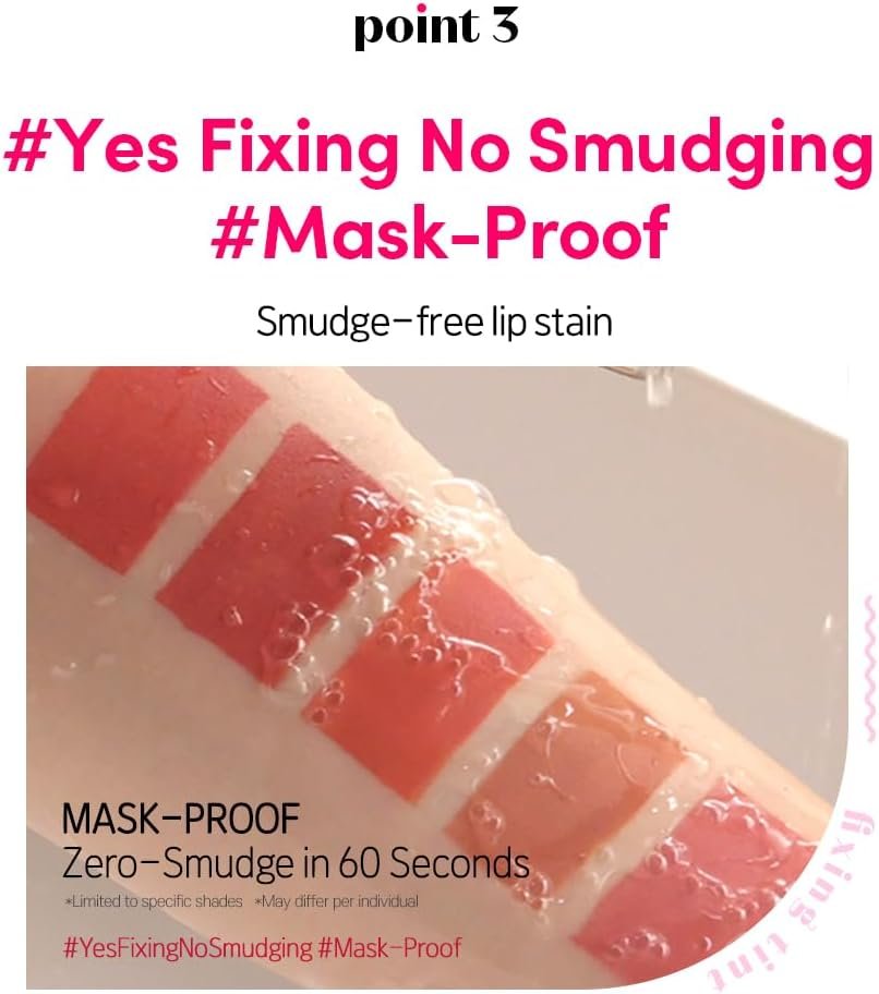 ETUDE Tinta fixa #01 Analog Rose (23AD) | Batom líquido pigmentado de longa duração | À prova d'água leve acabamento fosco | Cobertura total 4 ETUDE Tinta fixa #01 Analog Rose (23AD) | Batom líquido pigmentado de longa duração | À prova d'água leve acabamento fosco | Cobertura total - Imagem 4