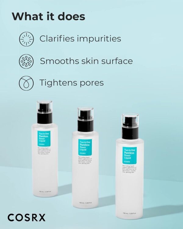 Anti-Oleosidade Cosrx Two In One Poreless Power Liquid - Imagem 3