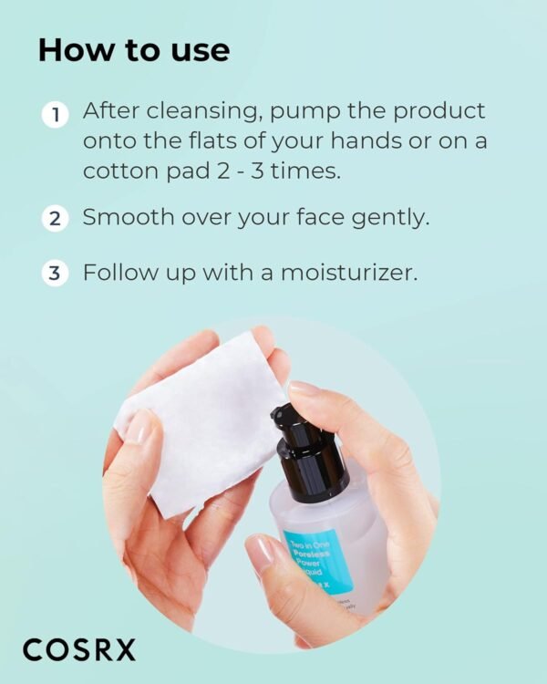 Anti-Oleosidade Cosrx Two In One Poreless Power Liquid - Imagem 6