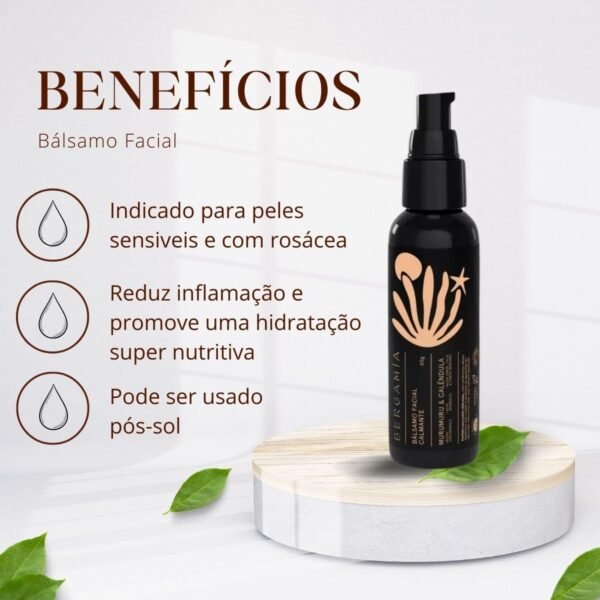 Bálsamo Facial Vegano e Natural Calmante para Pele Sensível - Imagem 3