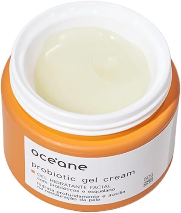 Océane Gel Facial Com Probióticos E Esqualano - Probiotic Gel Cream 50G - Imagem 3