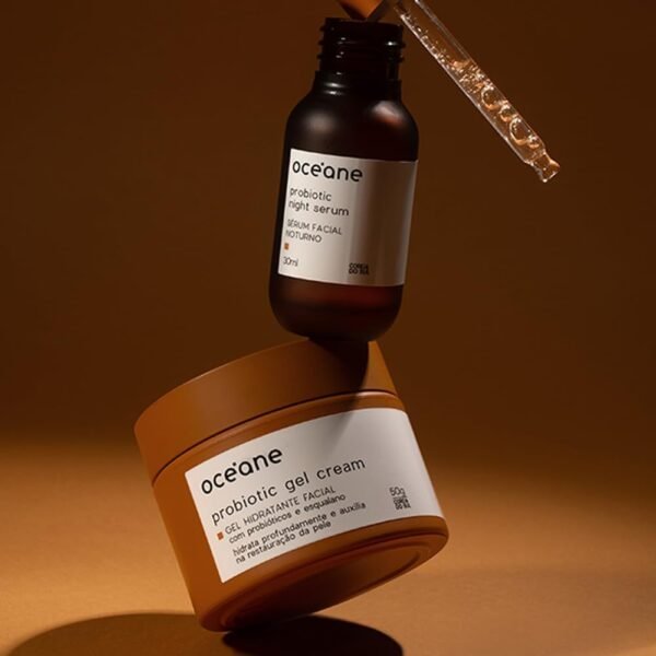 Océane Gel Facial Com Probióticos E Esqualano - Probiotic Gel Cream 50G - Imagem 4