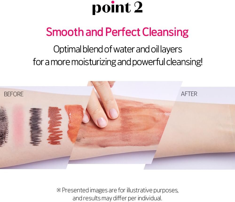 ETUDE Lip&Eye Remover 8.45 fl.oz (250ml) 21AD | Water and Oil Formula for Deep Cleansing | Lip and Eye Makeup Remover for All Skin Types | Gentle Face Cleanser for Sensitive Skin | Kbeauty - Imagem 4