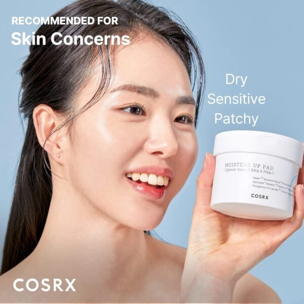 COSRX One Step Moisture Up, 70 pads | Extrato de Própolis com toner, embebido com tonificador | Almofada esfoliante e de limpeza - Imagem 5