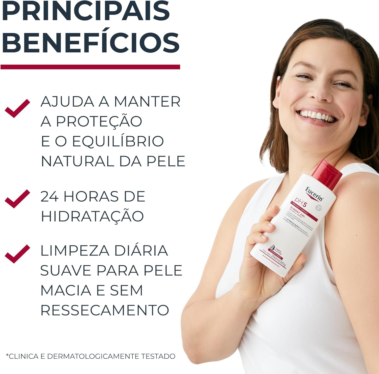 Eucerin pH5 Syndet - Gel de Limpeza 260, 4g 2 Eucerin pH5 Syndet - Gel de Limpeza 260, 4g - Imagem 2