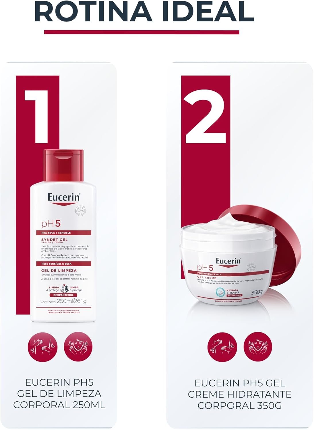 Eucerin pH5 Syndet - Gel de Limpeza 260, 4g 3 Eucerin pH5 Syndet - Gel de Limpeza 260, 4g - Imagem 3