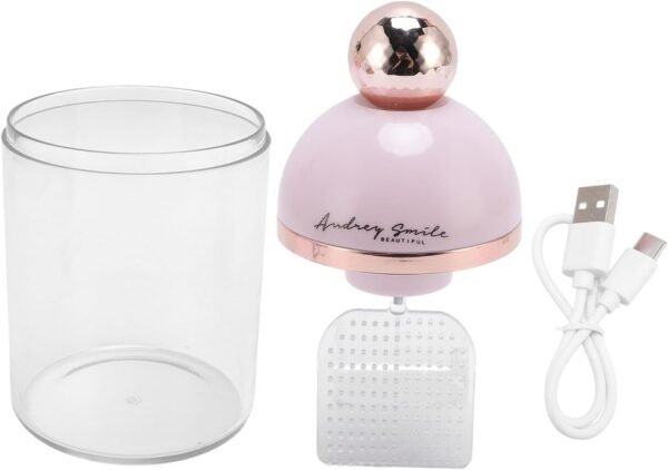 Fabricante Elétrico de Espuma Facial, Fabricante de Espuma de Limpeza Facial Recarregável de 4500 Rpm para Shampoo de Lavagem Facial, Espuma de Leite de Limpeza Profunda, - Imagem 7