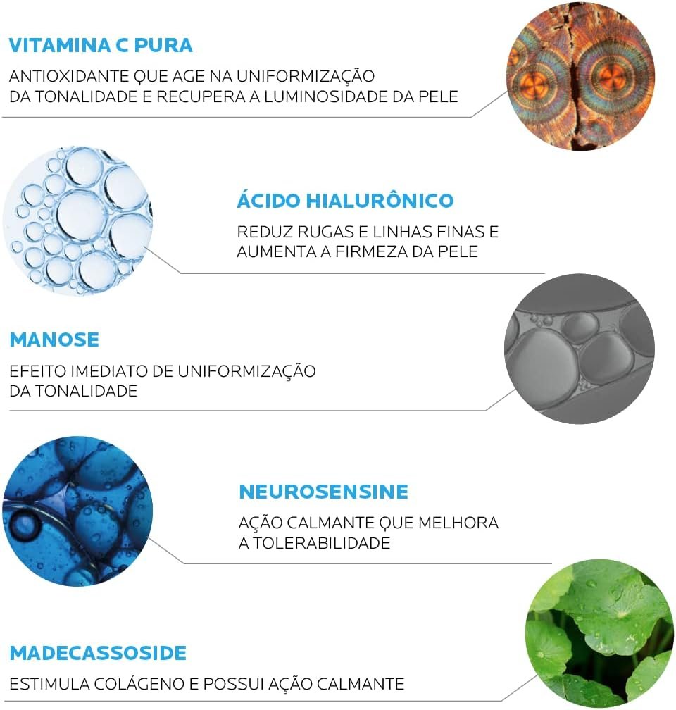 La Roche-Posay Pure Vitamin C Olhos 15Ml Vitamina C Pura Para Olhos Com Ácido Hialurônico 3 La Roche-Posay Pure Vitamin C Olhos 15Ml Vitamina C Pura Para Olhos Com Ácido Hialurônico - Imagem 3