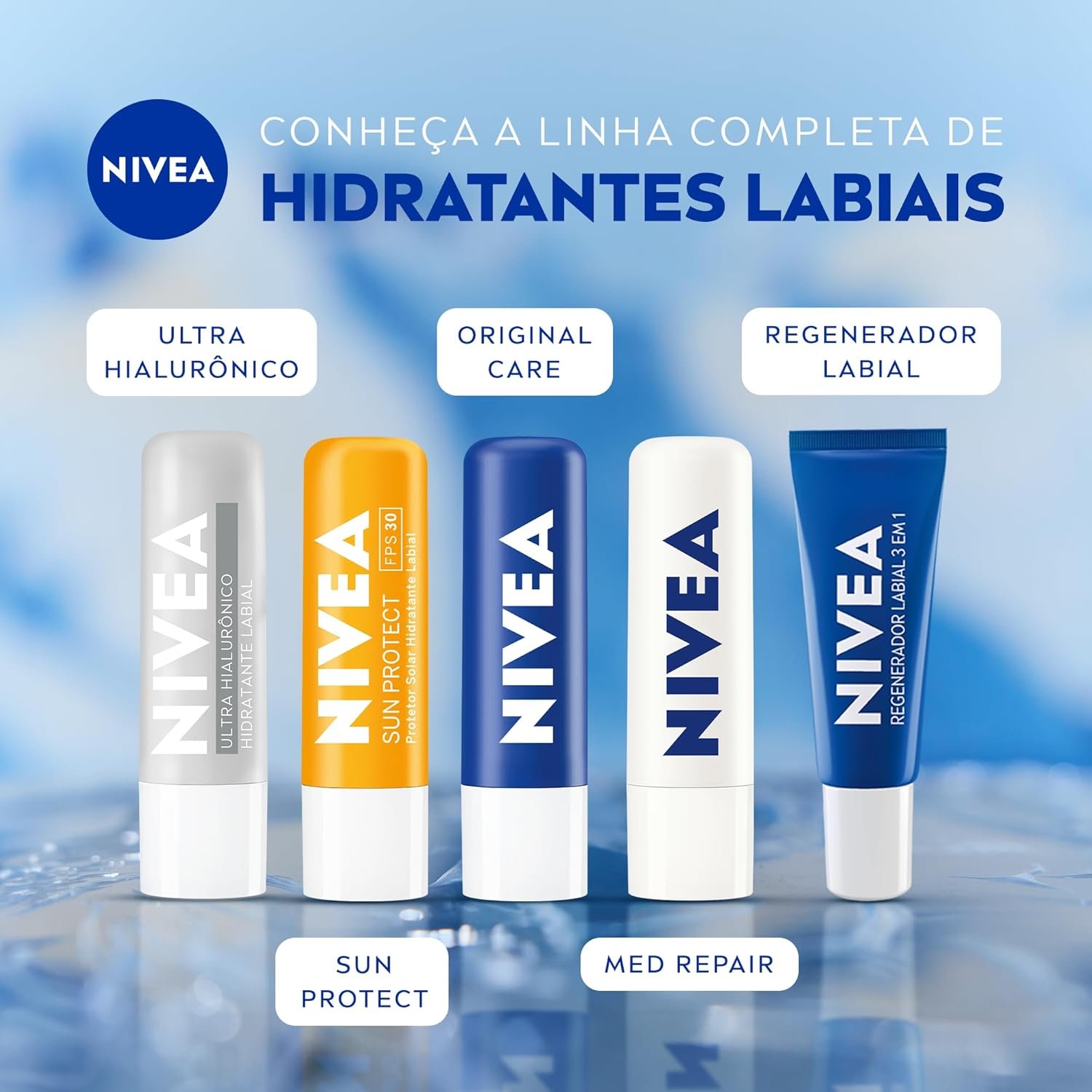 NIVEA Protetor Labial Med Repair FPS15 4,8g - Hidrata e regenera os lábios ressecados e machucados, com Vitamina E e óleos naturais, proporciona reparação intensiva e alívio imediato 5 NIVEA Protetor Labial Med Repair FPS15 4,8g - Hidrata e regenera os lábios ressecados e machucados, com Vitamina E e óleos naturais, proporciona reparação intensiva e alívio imediato - Imagem 5