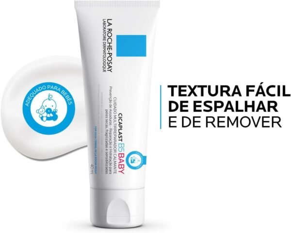 La Roche-Posay, Cicaplast B5 Baby Creme Multirreparador Calmante e Preventivo de Assaduras 40ml - Imagem 3