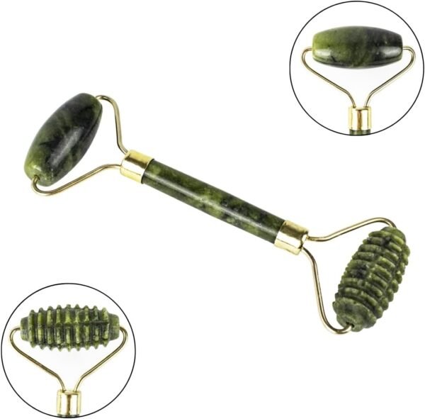 Rolo Massageador Facial Pedra Jade Guasha Anti Ruga Skincare | É bom mesmo? Descubra antes de comprar - Imagem 5