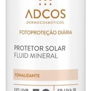 ADCOS Protetor Solar Fluid Mineral FPS 50 Incolor - 40ml