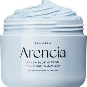 ARENCIA Esfoliante facial clareador e de limpeza profunda de hissopo - Todos os tipos de pele, para filamentos sebáceos e cravos (120 g)