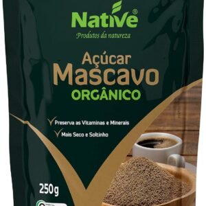 Açúcar Mascavo Orgânico, Native, 250 g