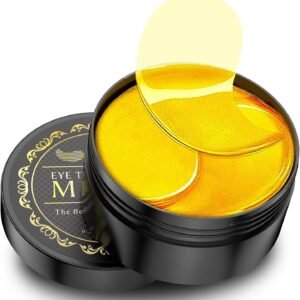 Adesivos para os olhos – 30 pares – Máscara dourada 24K – tratamentos para olhos inchados e olheiras, reduzem as bolsas sob os olhos e rugas suaves, almofadas para cuidados com a pele