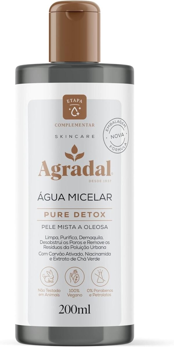 Agradal Água Micelar Pure Detox 200Ml