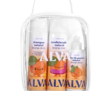 Alva Kit Capilar Infantil Laranja Doce e Baunilha