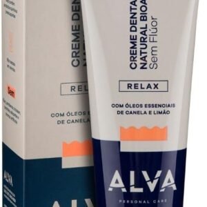 Alva Personal Care Pasta De Dentes Natural Alva Com Bioativo Relax 90G - Limão E Canela