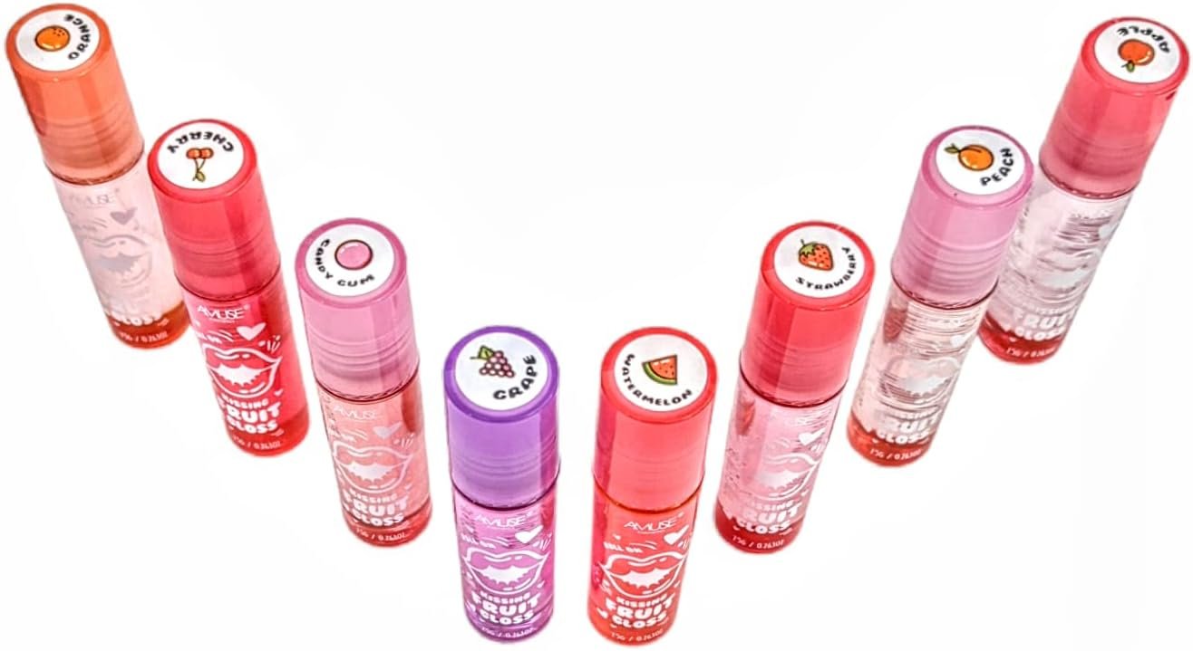 Amuse Cosmetics Rollerball Kissing Fruit Lip Gloss Morango Maçã Uva Cereja Pêssego Laranja Goma (Mango) 2 Amuse Cosmetics Rollerball Kissing Fruit Lip Gloss Morango Maçã Uva Cereja Pêssego Laranja Goma (Mango) - Imagem 2