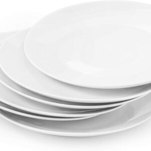 Amuse- Placa de jantar profissional Gourmet Coupe - 26,67 cm - Conjunto de 6