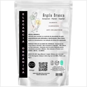 Argila Branca Mascara Facial Skincare Clareadora Skin Care 100% Natural Hidratante