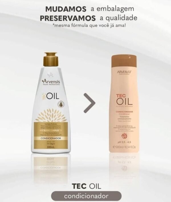 Arvensis Vegan Professional, KIT TEC OIL SHAMPOO e CONDICIONADOR ARVENSIS NUTRIÇÃO - Imagem 2