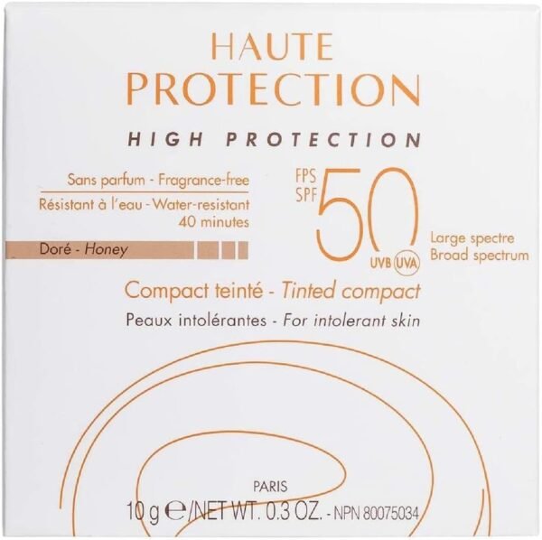 Avène Protetor Solar Compacto Base Alta Protecao FPS 50 Dourado 10g - Imagem 2