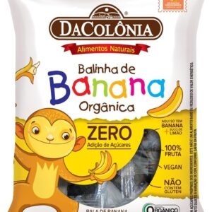 BALA DE BANANA ORGANICA ZERO 100g