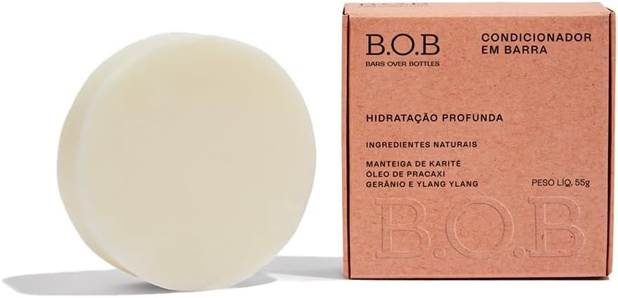 B.O.B Bars Over Bottles B.O.B Condicionador Em Barra Hidratação Profunda 55G 1 B.O.B Bars Over Bottles B.O.B Condicionador Em Barra Hidratação Profunda 55G