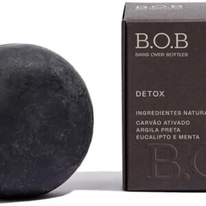 B.O.B Bars Over Bottles B.O.B Shampoo Em Barra Detox 80G