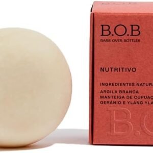 B.O.B Bars Over Bottles B.O.B Shampoo Em Barra Nutritivo 80G