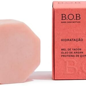 B.O.B Bars Over Bottles Máscara de Hidratação em Barra | Natural, vegano, livre de crueldade, sustentável, livre de plástico, waterless