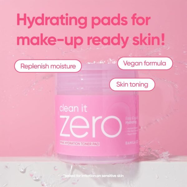 Banila Co - Clean it Zero Pink Hydration Toner Pads (70 Lenços) - Imagem 2