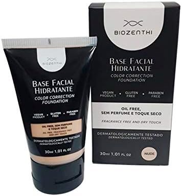 Base Facial Hidratante Natural, Vegana e Orgânica Bege Nude 30ml – Biozenthi 1 Base Facial Hidratante Natural, Vegana e Orgânica Bege Nude 30ml – Biozenthi