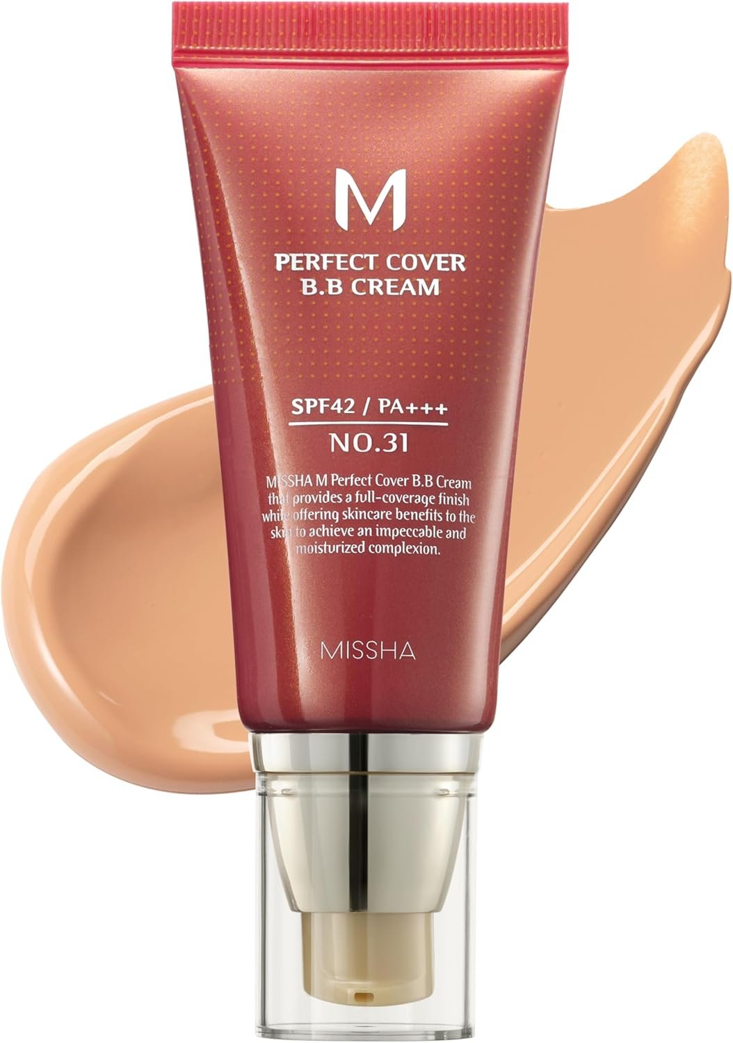 Base Facial Missha Perfect Cover BB Cream SPF 42 31 Golden Beige 1 Base Facial Missha Perfect Cover BB Cream SPF 42 31 Golden Beige