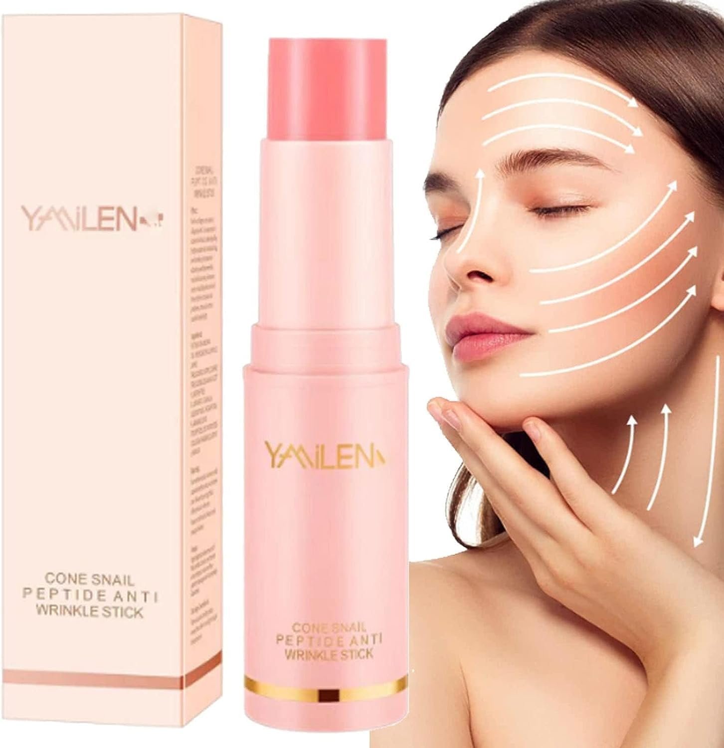 Bastão de bálsamo hidratante que aumenta o colágeno, multibálsamo para evitar rugas, multibálsamo coreano, peptídeo de caracol anti-rugas, bálsamo hidratante Magic Wrinkle Bounce (1 peça) 1 Bastão de bálsamo hidratante que aumenta o colágeno, multibálsamo para evitar rugas, multibálsamo coreano, peptídeo de caracol anti-rugas, bálsamo hidratante Magic Wrinkle Bounce (1 peça)