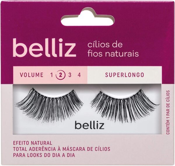 Belliz Cílios Naturais Vol. 2 Superlongo - 111